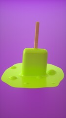 ice cream poster concept