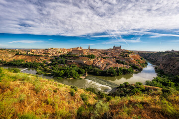 Toledo ciudad desde mirador del Valle