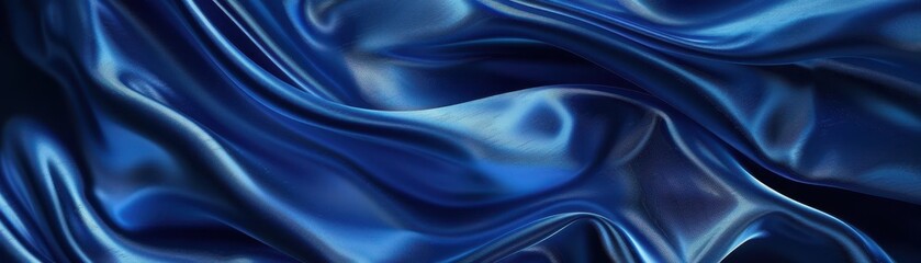 Fototapeta premium Abstract luxury gradient blue silk background
