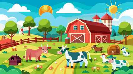 make-a-farm-whit-cows
