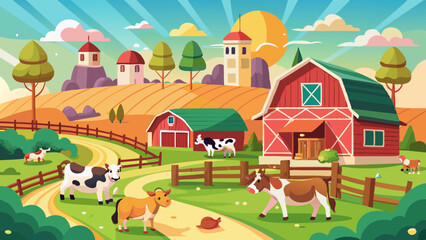 make-a-farm-whit-cows