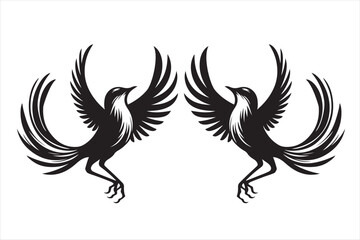 tattoo silhouette vector artwork 