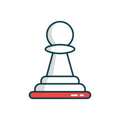 competition chess symbol colored icon