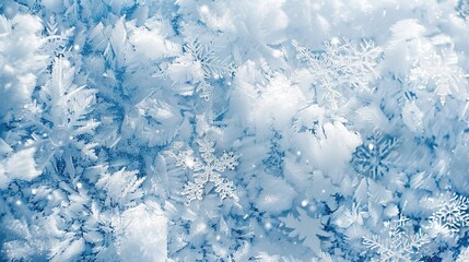 Obraz premium Snow pattern wallpaper
