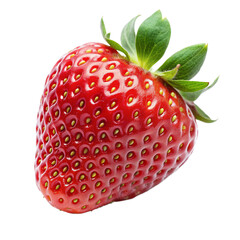 strawberry isolated on white background, strawberry isolated on a transparent background,...