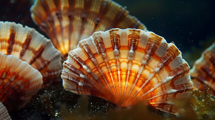 Aesthetic Sea Scallop Shells as Aquarium Decoration