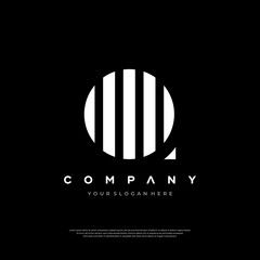 Creative Modern Initial Letter Q Logo.