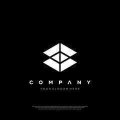 Geometric Nexus Logo Design Letter CD