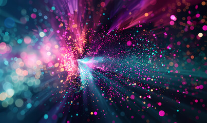 Fototapeta premium abstract background with bokeh