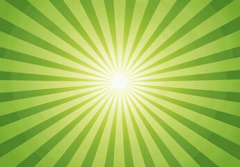 Light green background with rays of light in the center