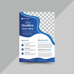 Corporate colorful modern perfect for creative professional  business flyer template layout design. vector template. 
