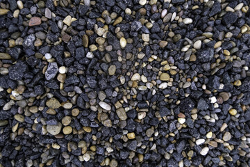 Wet eroded stones