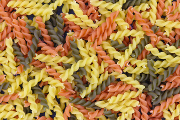 Spiral pasta for background