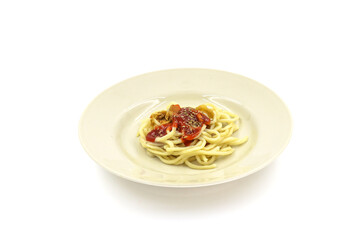 pasta with tomato sauce