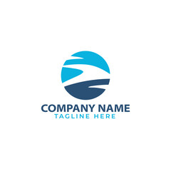 technology logo polygon, abstract logo, internet icon
