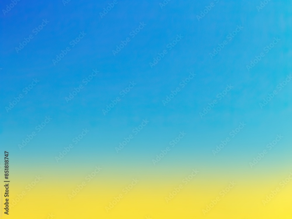 Wall mural gradient background with gentle yellow and blue tones. - Wall murals