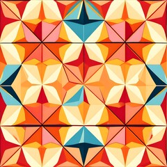 Abstract Colorful Geometric Background