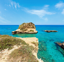 Grotta dello Mbruficu, Salento sea coast, Italy