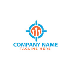 Global logo design technology for business company
