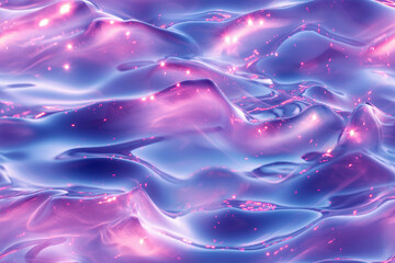 seamless pattern of purple blue and pink glowing neon water