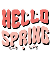 Retro, Spring Craft Design. T-shirt Design. Illustration