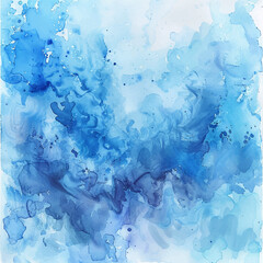 soft blue watercolor vector illustration for background