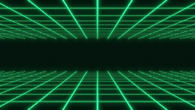 Retro-Futuristic pixelate Monitor synthwave style. Retro CCTV or VHS pixel Wireframe. Abstract digital background. 80s, 90s Retro futurism, Retro wave cyberpunk grid matrix style. Retro game landscape
