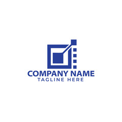 Modern Tech Bulb logo designs concept
