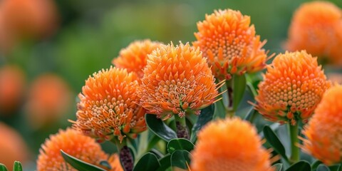 Orange Flowers in Full Bloom