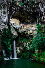 waterfall in the cave