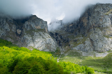 landscape with clouds