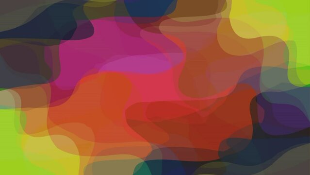 Colorful Abstract groovy background animation video