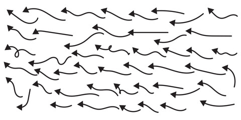 Hand drawn arrow set