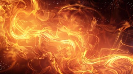 Fiery swirls create an intense abstract backdrop, perfect for highlighting your message