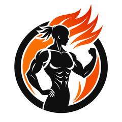 fitness-silhouette-beauty-logo