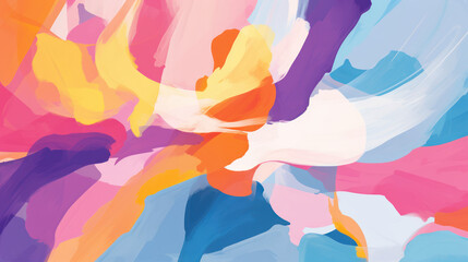 Fototapeta premium Dynamic Abstract Composition Showcasing Vibrant Pantone Colors