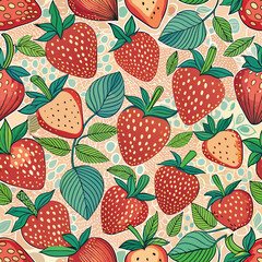 strawberry icon collection abstract vector background