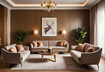 Fototapeta premium modern living room