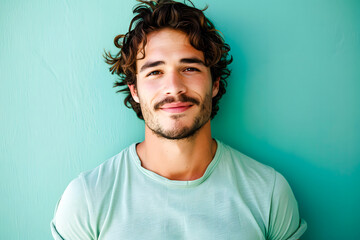 Obraz premium Jeune homme souriant
