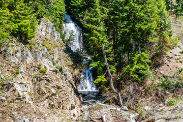 Highway 410 Rushing Waterfall 4