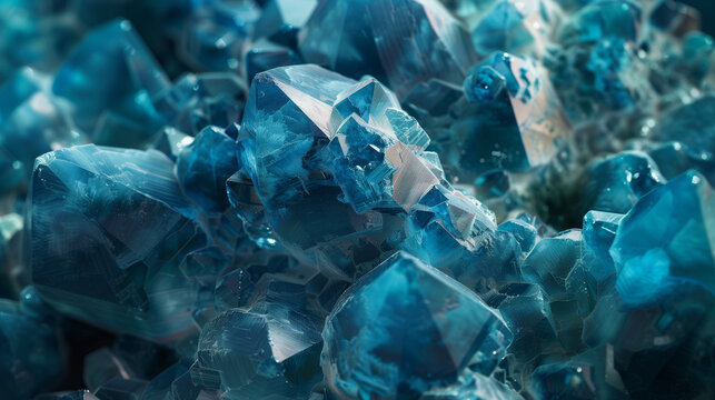 Close-up view of apatite with texture