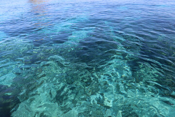 Fototapeta premium Clear water of Indian Ocean
