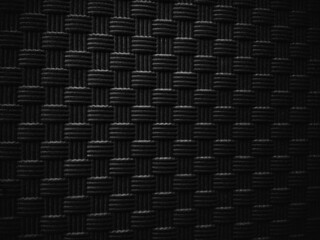 Metalik black background with rattan pattern