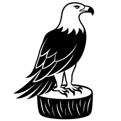 eagle on a white background
