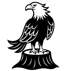 Obraz premium eagle on a white background