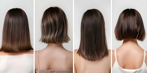 Stylish Hairstyles for Women with Dark Brown Hair Bob Waves and Pixie Cuts. Concept Hair Trends, Bob Hairstyles, Pixie Cuts, Styling Ideas, Dark Brown Hair