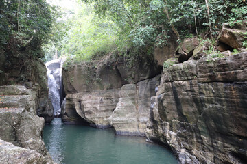 Cunca Wulang waterfall in Indonesia