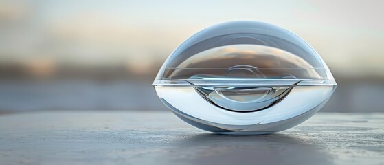 A hightech, simple design contact lens that measures intraocular pressure to monitor for glaucoma
