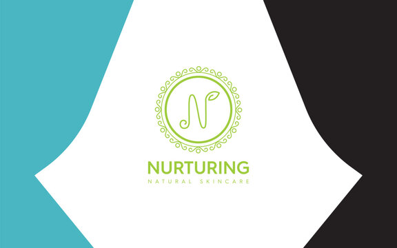 Nuturing Natural Nutrition logo design