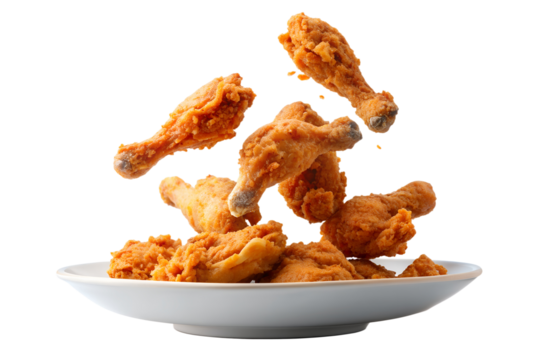 fried chicken wings on a plate